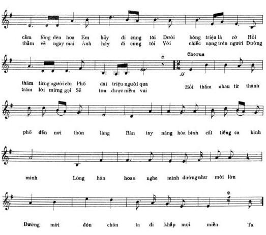 Sheet nhạc Hãy Đi Cùng Nhau 2